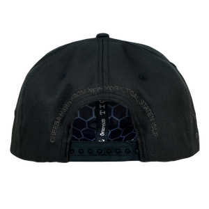 TICAL Removable Patch Snapback Hat Black