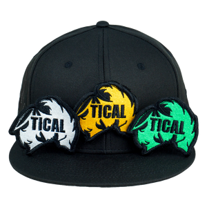 TICAL Removable Patch Snapback Hat Black